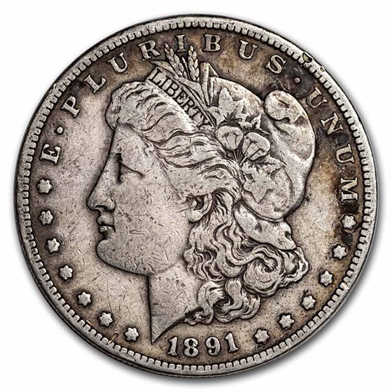 1891-S Morgan Dollar VG/VF 1891-S Morgan Dollar VG/VF